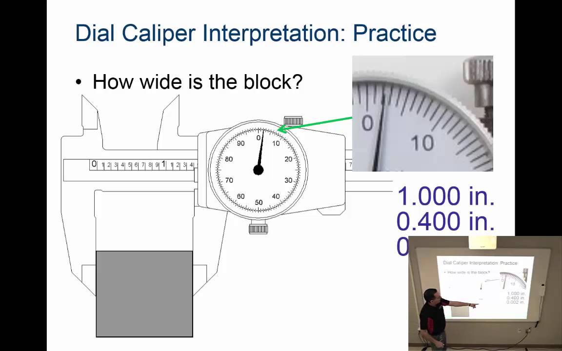 Dial Caliper / Activity 3.3 Making Linear Measurements - YouTube