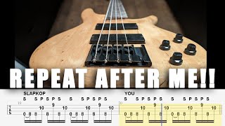 Level Up Your Bass Playing: Interactive Slap Exercise In E Minor