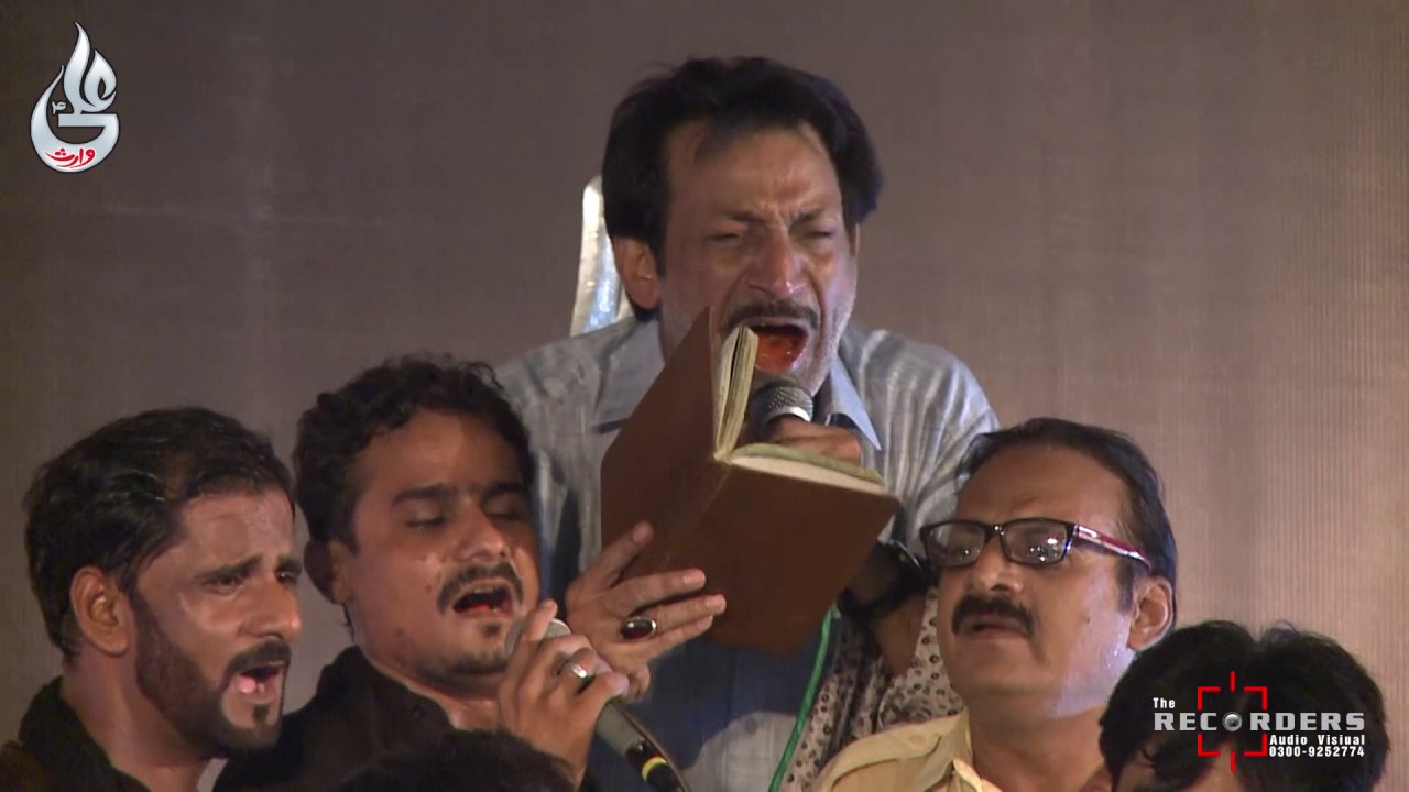 Hassan Sadiq Live Noha Khwani At Farhan Ali Waris Shab-e-Bedari 20 Moharram 2016