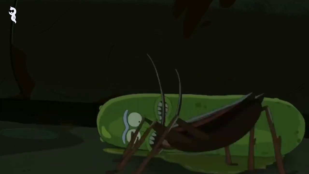 Rick and Morty  Pickle Rick in drain killing bunch of rats scene