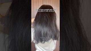 Frizzy haircare tips for straight hair with &amp;honey melty series #frizzyhair #haircare