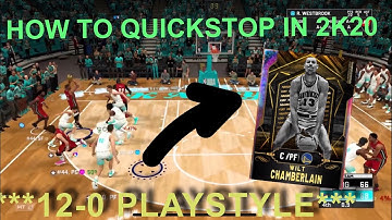 HOW TO QUICKSTOP / GO 12-0 IN NBA 2K20 MYTEAM‼️