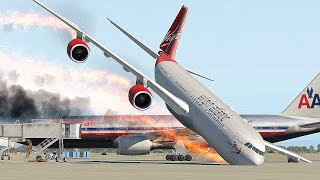 Plane Crashed On The Airport Just Before Landing [Xp 11]