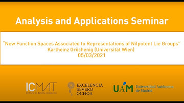 "New Function Spaces Associated to Representations of Nilpotent Lie Groups", Karlheinz Gröchenig