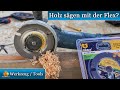 Trennscheibe für Holz -Holz sägen mit der Flex? GRAFF Speedcutter im Test.