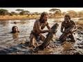 Prehistoric Drama | Early Humans Hunt in River — The First Fire Sparks Chaos