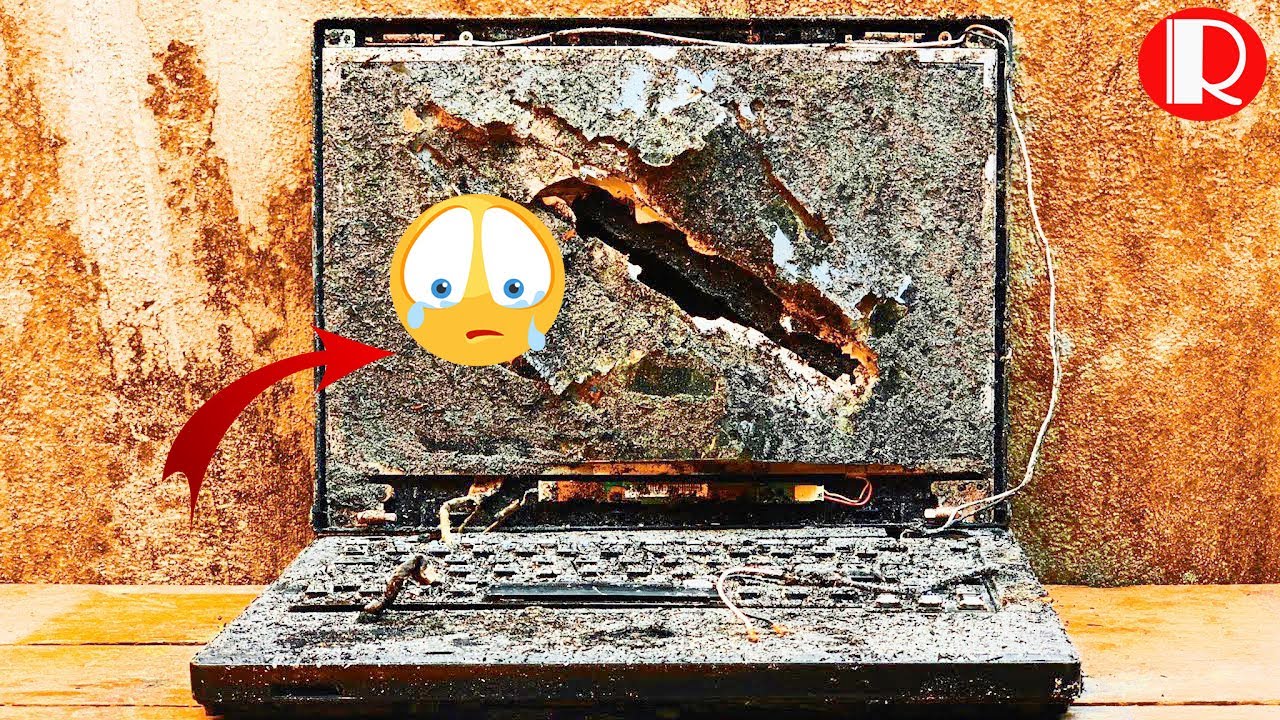 Restoration super broken old LENOVO laptop Restore abandoned multi