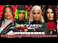 WWE 2K24 | Bianca Belair & Naomi Vs Jade Cargill & Stephanie Vaquer - Tag Team Match | Backlash