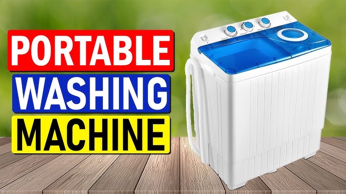 PULASSI Portable Clothes Washing Machines Portable Folding Washing Machine  Mini Washing Machine for Wash Clothes Camping, Travelling, Apartment for