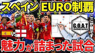 劇的優勝】スペインvsイングランドのユーロ決勝を紐解く！両者の
