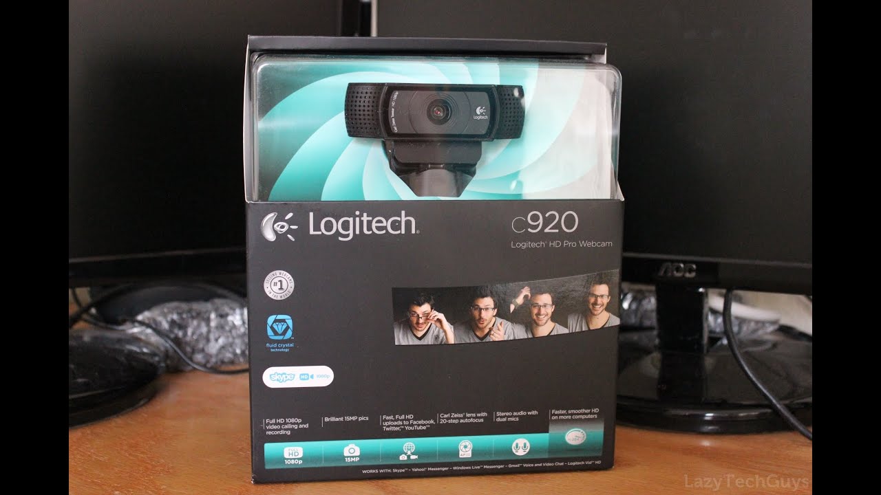 UNBOXING LOGITECH C920 HD PRO WEBCAM + TEST - YouTube