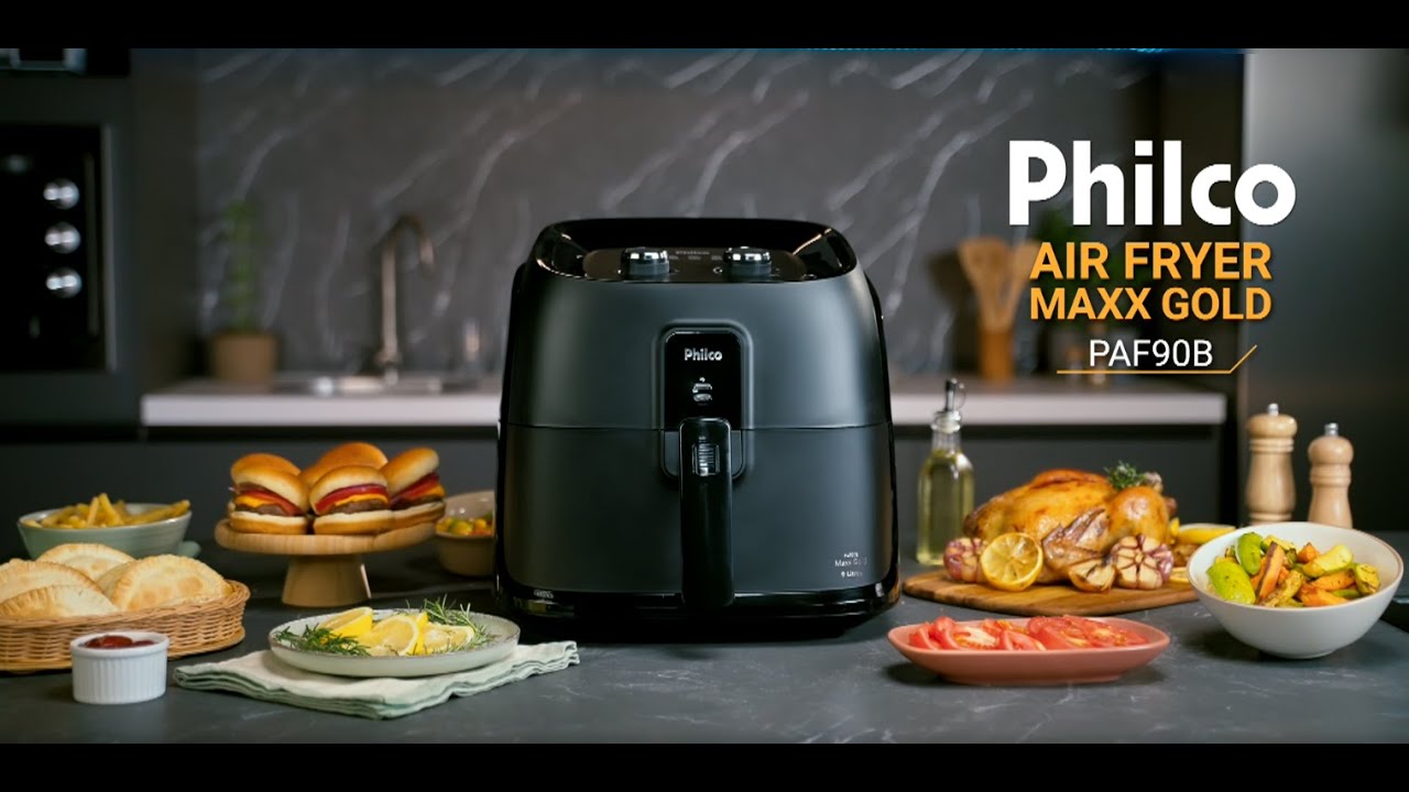 Air Fryer Philco 9L 2000W Cesto Quadrado Gold PAF90B - Loja