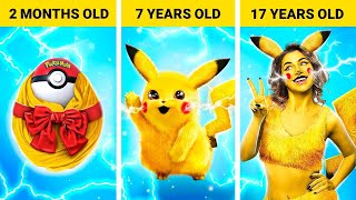 ¡Pikachu Desde el Nacimiento Hasta la Muerte! ¡Pokémon en la Vida Real!