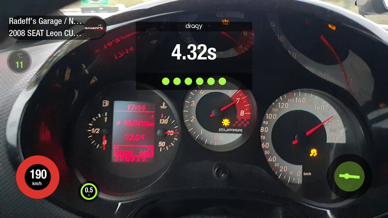 Seat Leon 1P Cupra R32 Turbo DSG 100-200 4.9