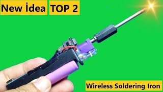 TOP2:  DIY Soldering Iron  Don't Let Cables and Plugs Limit You