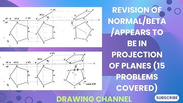 Revision of Normal/Beta angle/Appears to be in Projection of planes (15 problems covered)