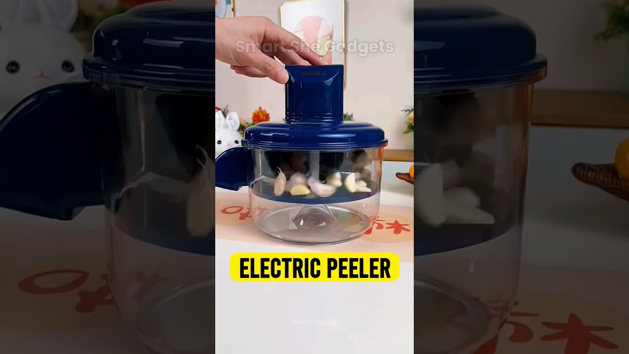 Electric Garlic Peeler – Peel Garlic in Seconds🔥