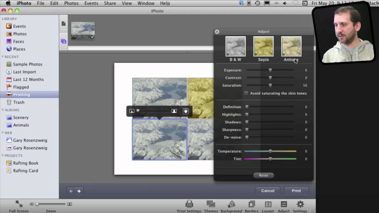 iPhoto Printing Tricks (MacMost Now 556) YouTube