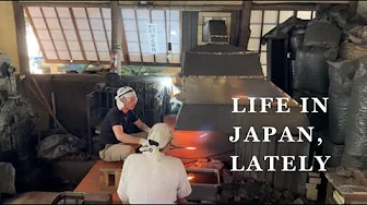 blade forging with a swordsmith in the Japanese countryside | life in Japan lately