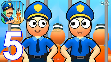 Prison Life: Idle Game - Gameplay Part 5 Stickman Jail Worker, Prison Boss, Stickman Prison Escape