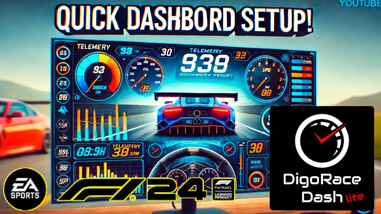 [EN] How to Quickly Set Up the Free Dashboard in the Game! F1 2024 ...