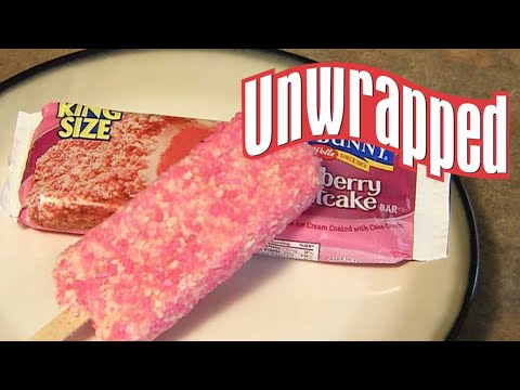 How Blue Bunny's Strawberry Shortcake Bars are Made | Unwrapped | Food Network