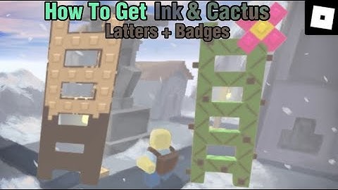 How To Get The *NEW* Ink & Cactus Latters In ROBLOX Steep Steps ^^