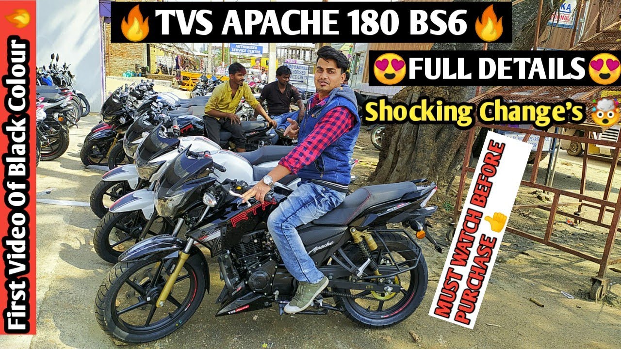 Tvs Apache Rtr 180 2v Bs6 First Video Of Black Colour In Youtube Most Detailed Youtube Tvs Apache Rtr 180 2v Bs6 First Video Of Black Colour In Youtube Most Detailed Youtube