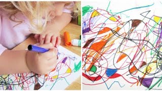 SCRIBBLE Meaning In English For Better Understanding, Jr.kg . Sr.kg
