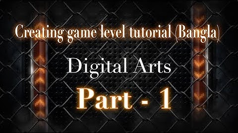 Creating game environment  in Blender,Unity and Photoshop tutorial  in Bangla Part 1