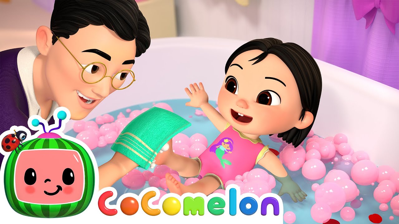 Ceces Bath Song  CoComelon Nursery Rhymes  Kids Songs