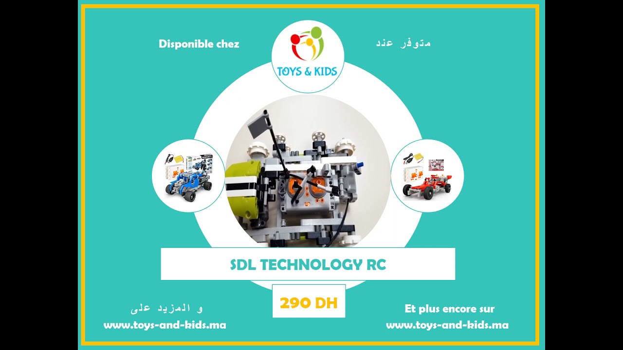 video VOITURE RADIOCOMMANDEE A CONSTRUIRE SDL TECH RC 5EN1