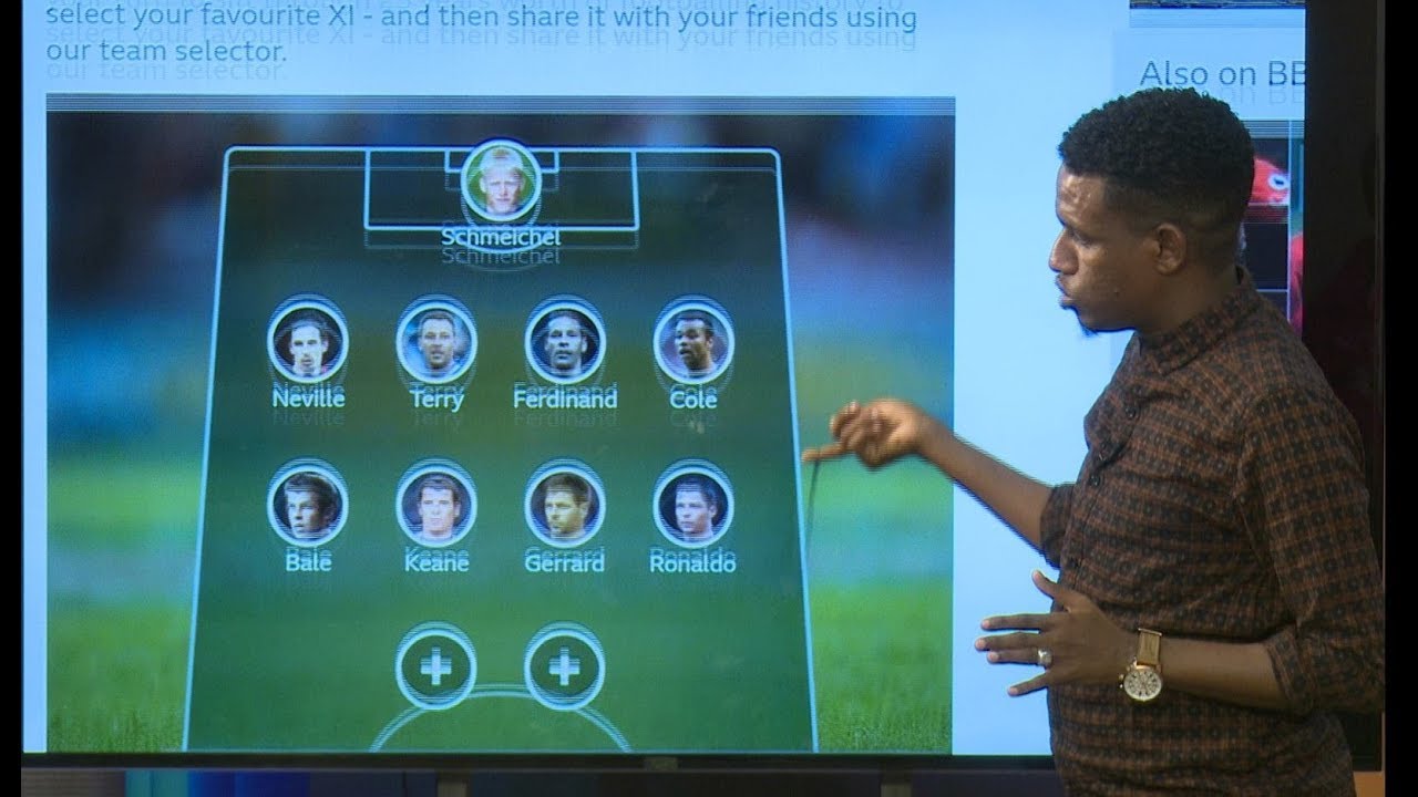 Sharraxaad Cajiib ah screen touch .. Kooxdii ugu Fiicneyd Premier League .. RTN TV Ibrahim Gedow