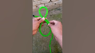 IN 30 SECONDS ROPE TYING SKILLS #knots #rope#knotsfactory #how #shorts#knotskill