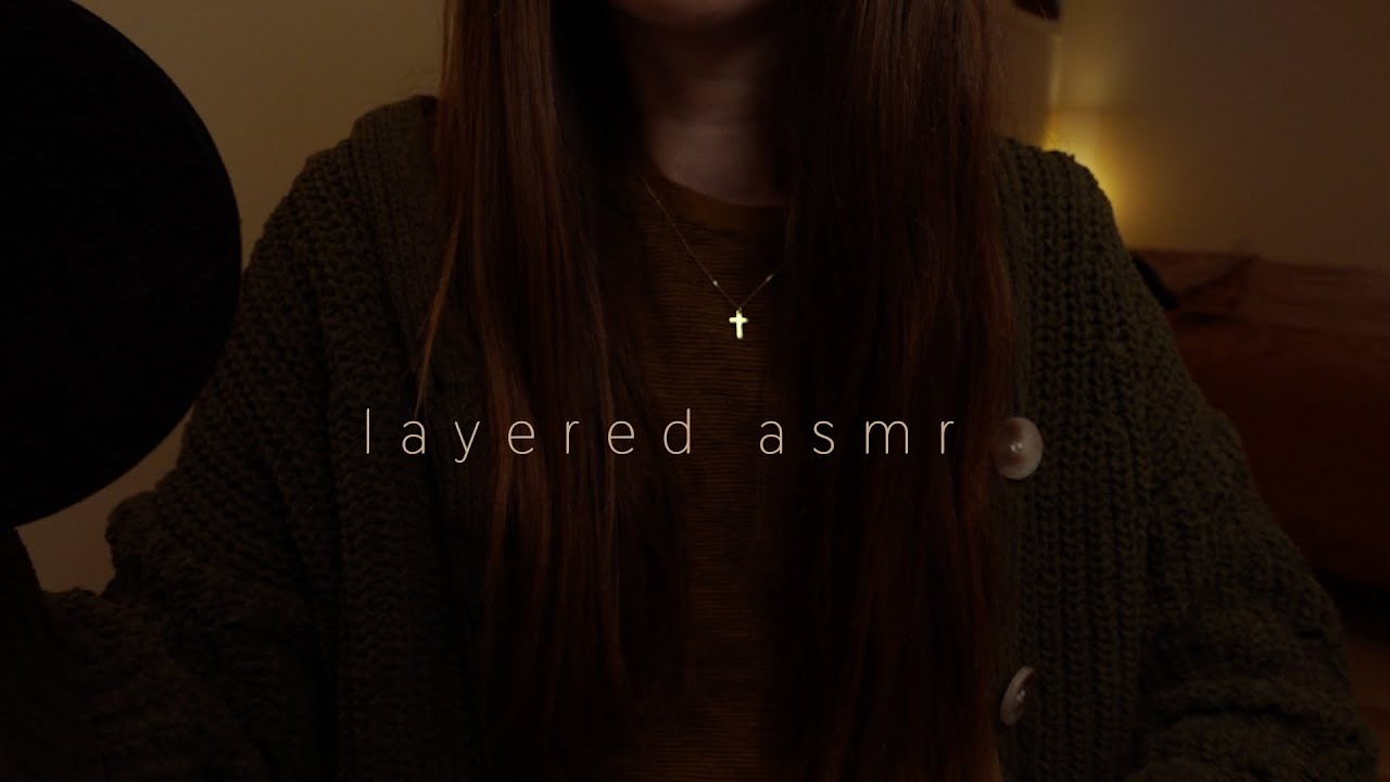ASMR Layered Sounds, Rainy Night for Deep Sleep (No Talking, Face Brushing, 3 Hours)