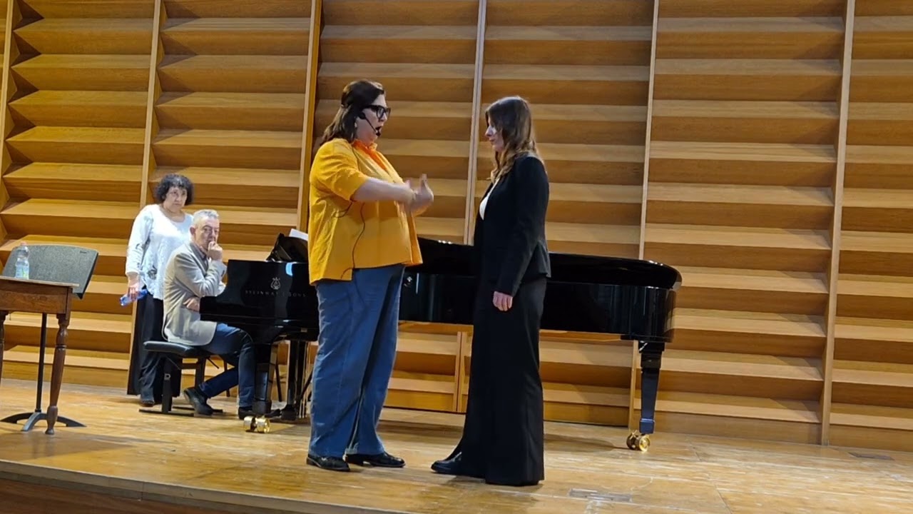 Masterclass di Anna Pirozzi. Ula Keizerava 