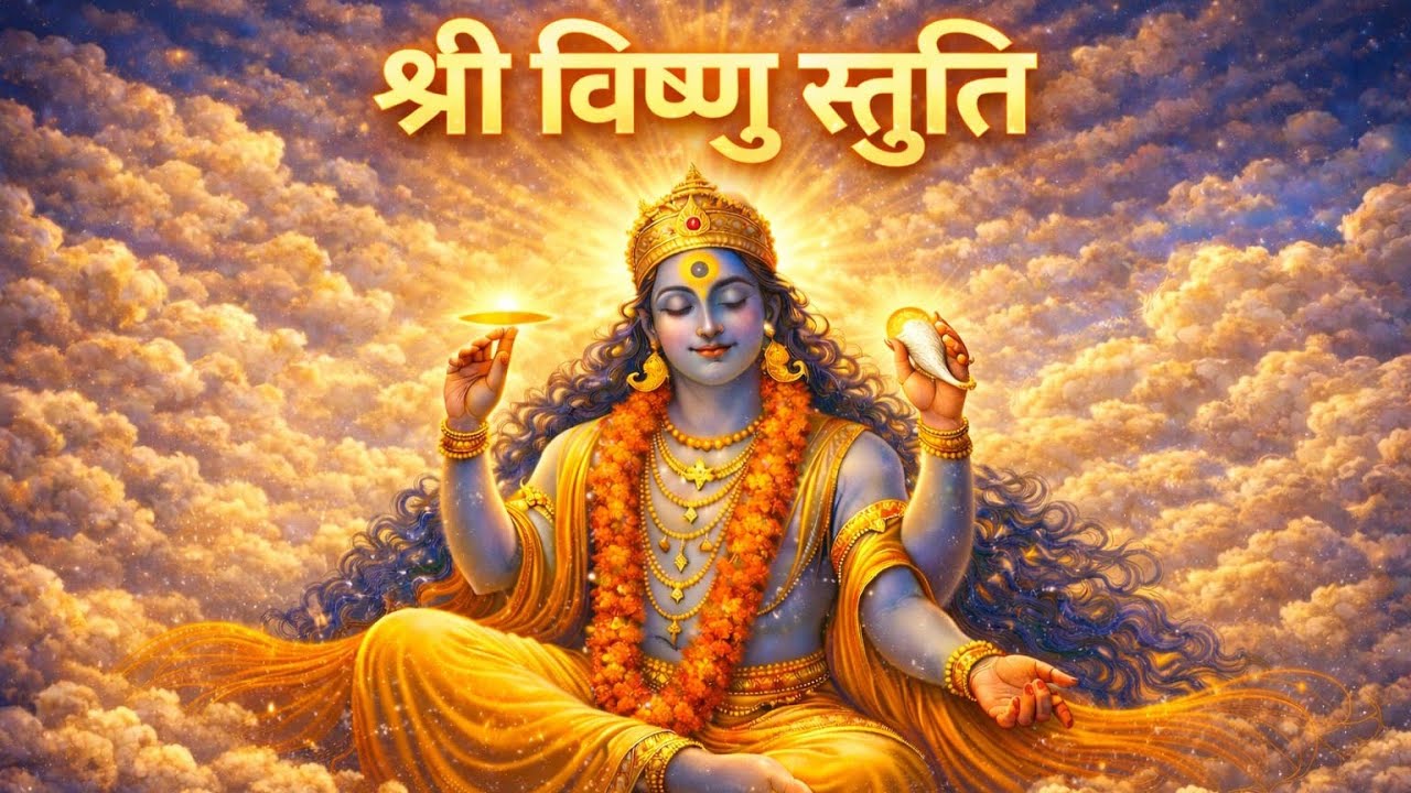 श्री विष्णु स्तुति | Vishnu Stuti Mantra | घर में सुख शांति और समृद्धि