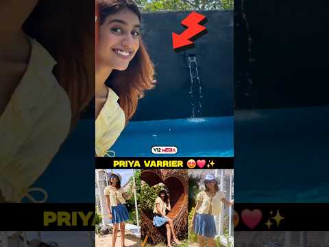 Enjoy 😍👌 Priya Varrier ❤️✨ #vacation #vibes #beachlife #selflove #peace #travel #trending #shorts