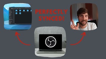 ONE click / TWO files - Recording of Screen and Webcam in OBS