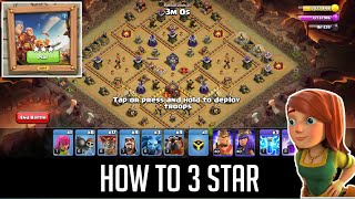 How to 3 Star 2014 Challenge | Coc 2014 Challenge | Coc new event Attack