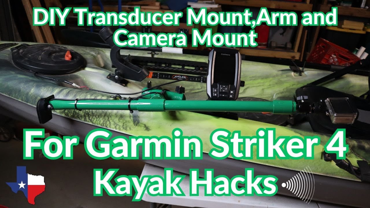 DIY Transducer Kayak Mount for Garmin Striker 4 
