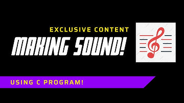 Making Sound using C program! | JS Play | C fun projects