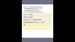 Accounting for Defined Benefit Pension Plans 1, 101