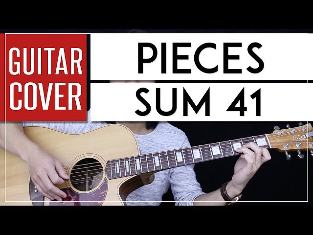 Pieces Guitar Tutorial - Sum 41 Guitar Lesson 🎸, Solo + No Capo + Guitar  Cover