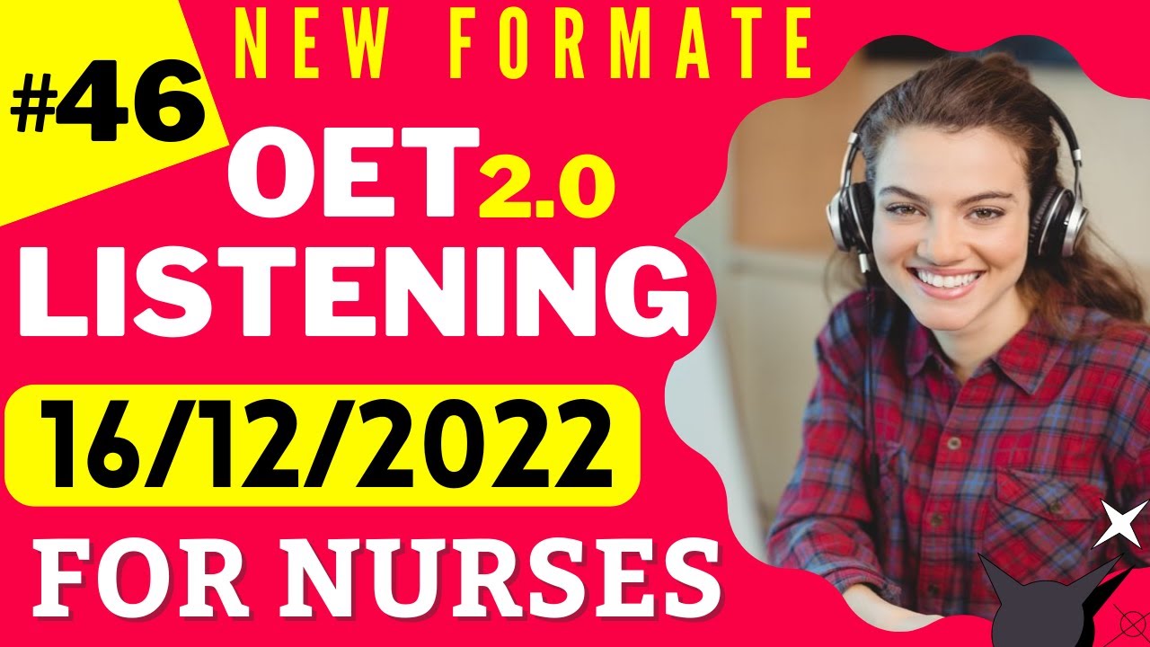 OET Listening Sample For Nurses Test 46 OET Listening Practice Test oet-listening-common-words-with-pronounciation-youtube