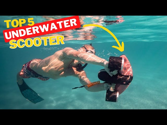 Wasser Scooter Persönlichen Wasserfahrzeug Isoliert Stock