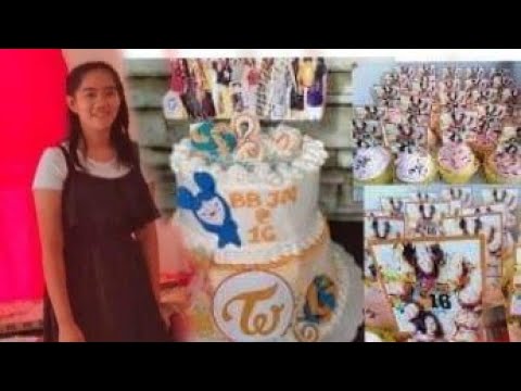 Surprising My Niece Of Twice Cake Design During Her 16th Birthday Fan Kasi Ng Twice Youtube