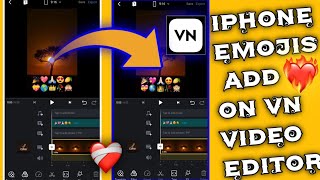 iPhone Emojis Font Add On Vn Video Editor screenshot 2