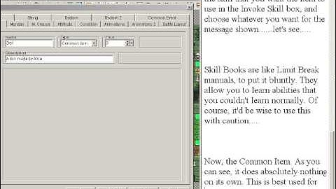 RPG Maker 2k3 Tutorials Part 4: Items Tutorial Part 1
