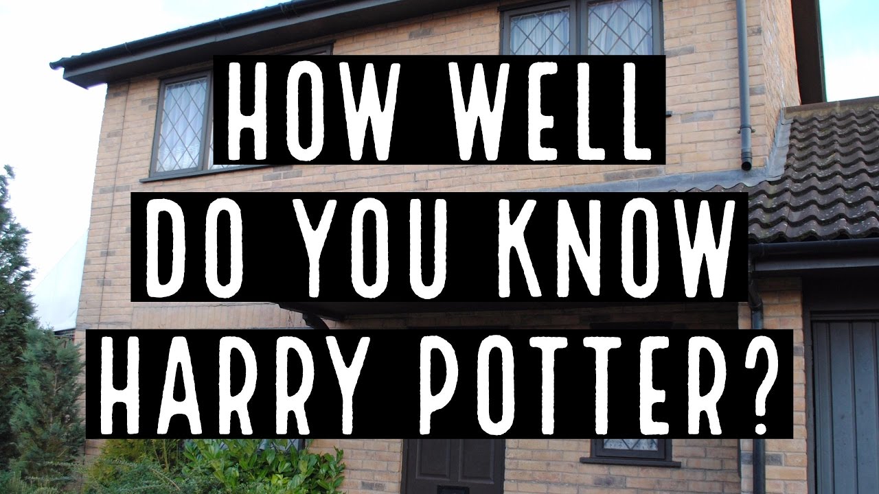 Harry Potter Quiz How Well Do You Know Harry Potter? YouTube